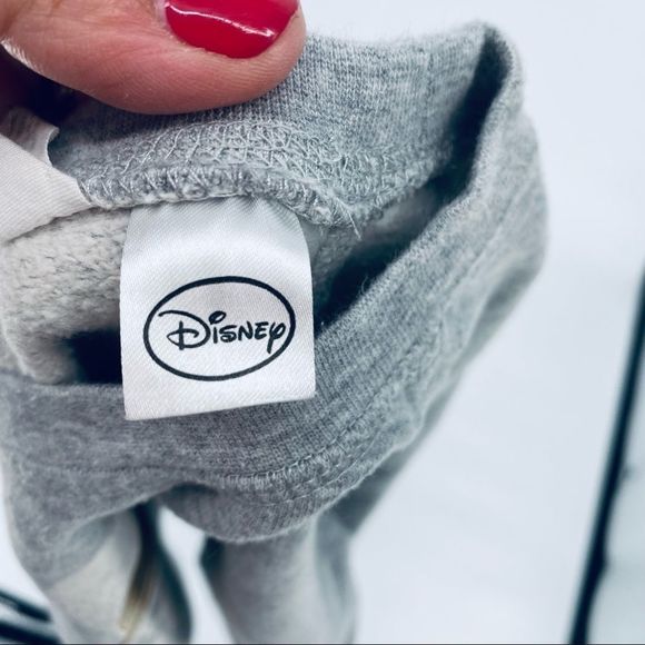 H&M x Disney Mickey Swestshirt Grey Gold sz 6-8Y (z) - Picture 4 of 6